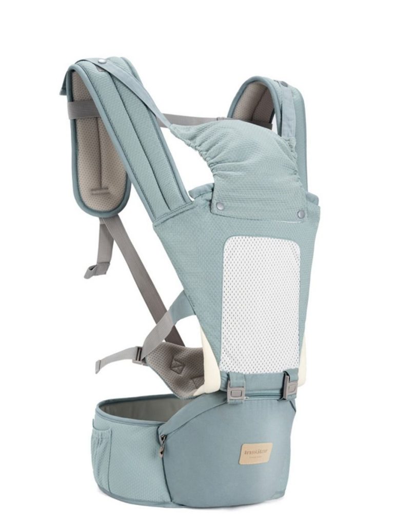  BREATHABLE BABY CARRIER WITH WAIST STOOL