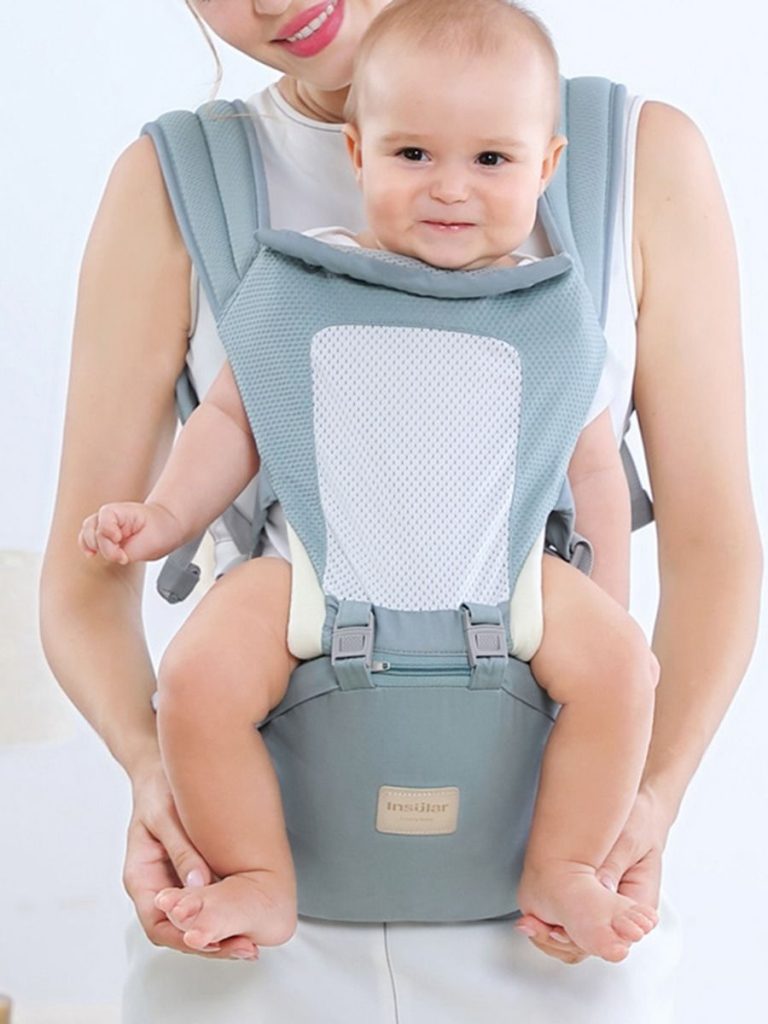  BREATHABLE BABY CARRIER WITH WAIST STOOL