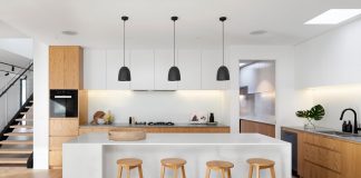 A sleek and stylish organised kitchen