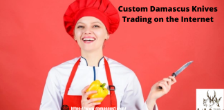 Custom Damascus Knives Trading