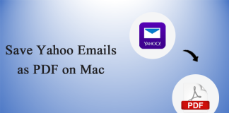 Save Yahoo Emails as PDF