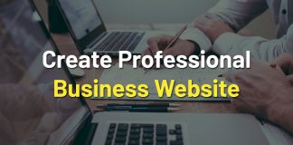 Develop A Professional Website For Your Business