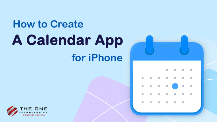 How to create calendar app for iPhone